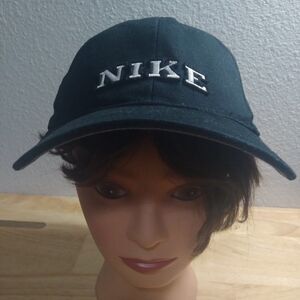 Vintage Nike Spell Out Logo Stretch Fit Hat